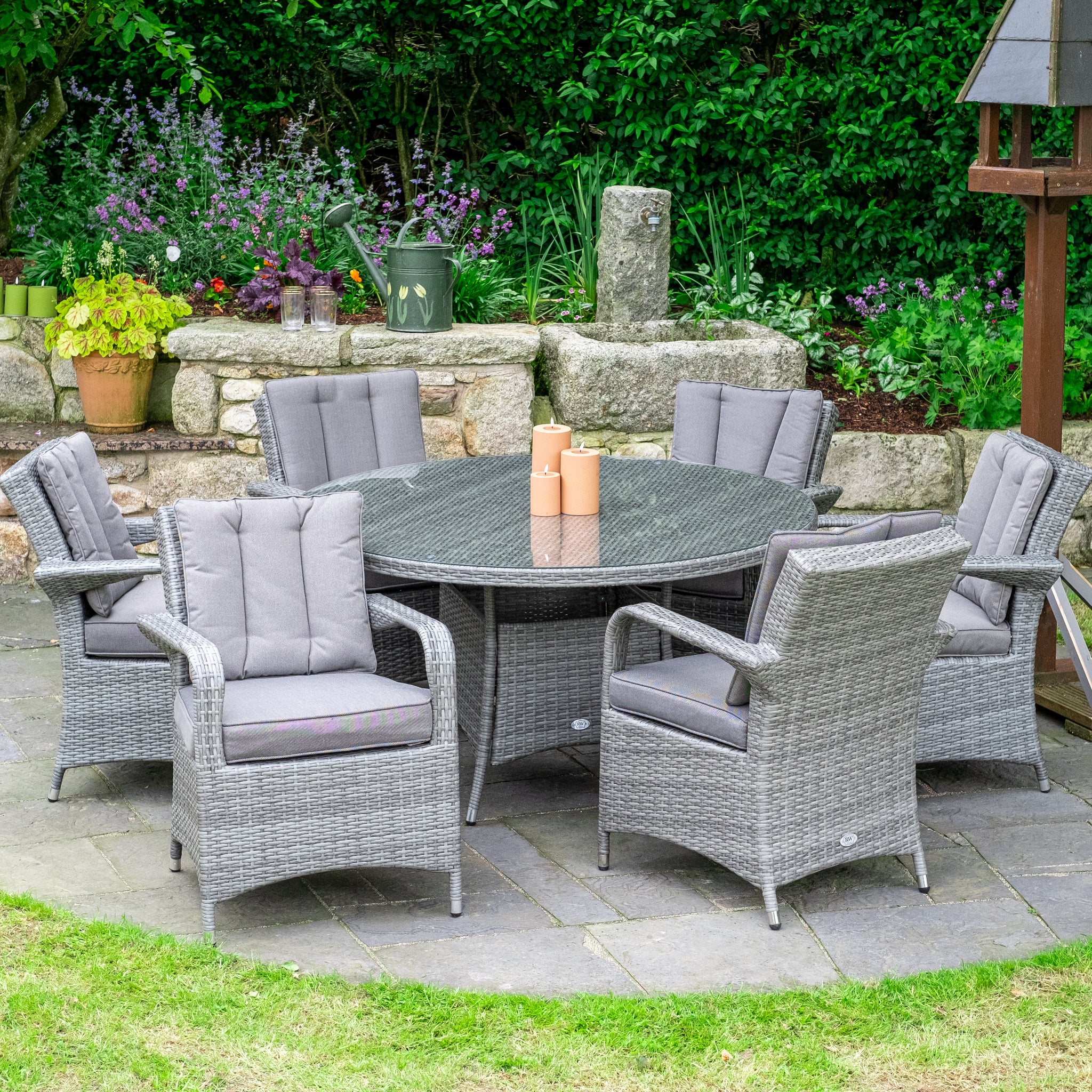 HOT Round Table Person Patio Table Round Patio Table Seats